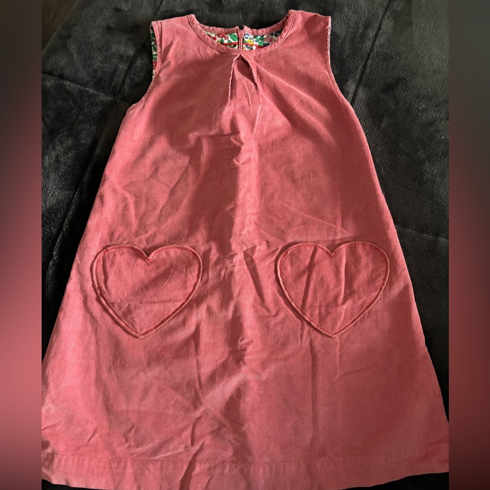 Mini Boden purple corduroy dress 7